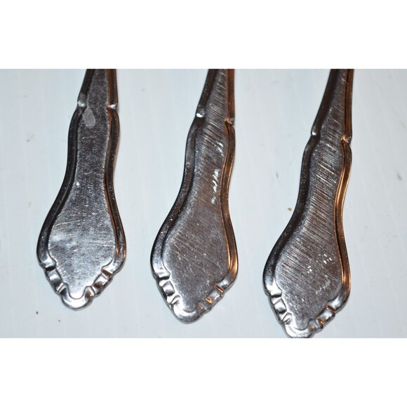 Vtg 5 Pc Lot Stanley Roberts MAJESTY Stainless Rogers soup spoon 7" Flatware - Picture 10 of 13